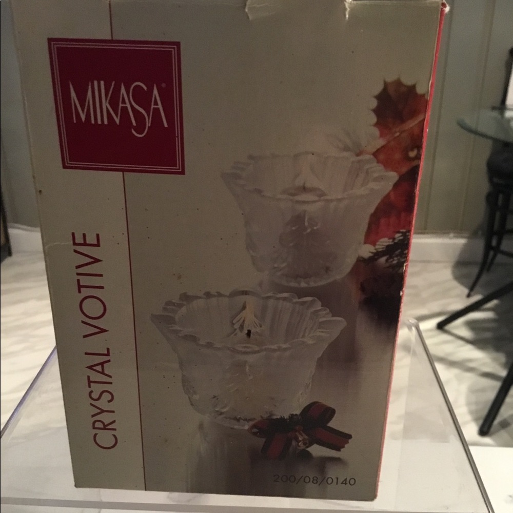 NIB Mikasa Votive candle holders